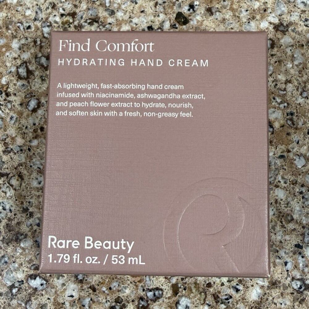 Rare Beauty Find Comfort Hydrating Hand Cream Moisturizer Niacinamide 1.79oz